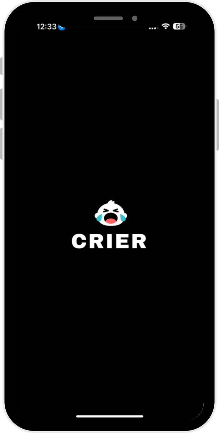 Crier app screen